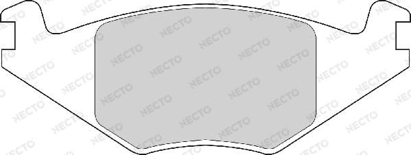 Necto FD4150A - Brake Pad Set, disc brake www.autospares.lv