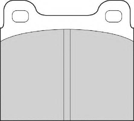 Necto FD50N - Brake Pad Set, disc brake www.autospares.lv