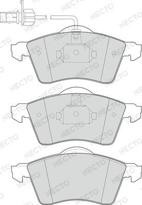 Necto FD6946V - Bremžu uzliku kompl., Disku bremzes www.autospares.lv