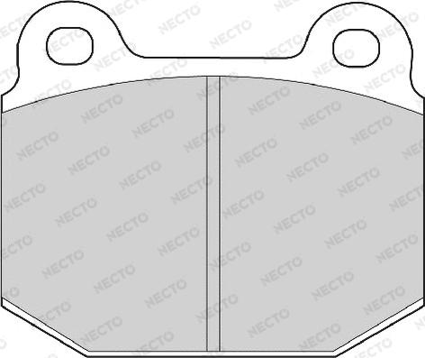 Necto FD6969A - Bremžu uzliku kompl., Disku bremzes www.autospares.lv