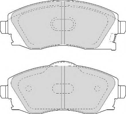 Necto FD6960N - Brake Pad Set, disc brake www.autospares.lv