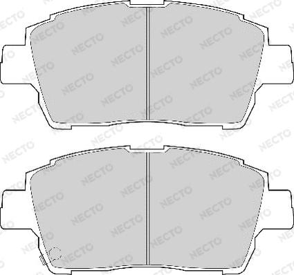 Necto FD6908A - Bremžu uzliku kompl., Disku bremzes autospares.lv