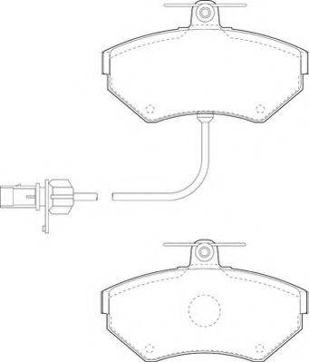 Necto FD6902N - Тормозные колодки, дисковые, комплект www.autospares.lv