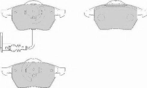 Necto FD6915N - Тормозные колодки, дисковые, комплект www.autospares.lv