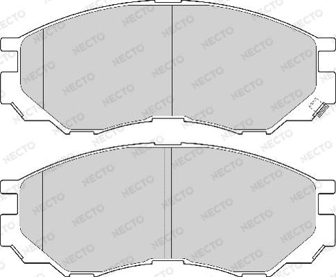 Necto FD6913A - Bremžu uzliku kompl., Disku bremzes autospares.lv