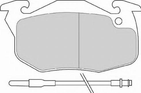 Necto FD691N - Brake Pad Set, disc brake www.autospares.lv