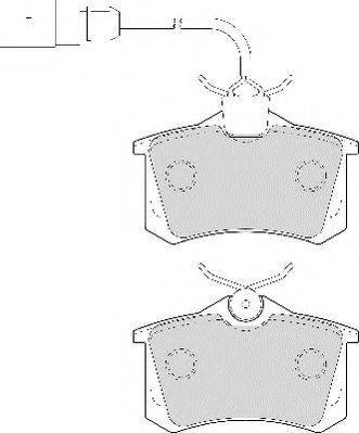 Necto FD6939N - Тормозные колодки, дисковые, комплект www.autospares.lv