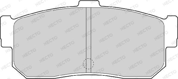 Necto FD6936A - Тормозные колодки, дисковые, комплект www.autospares.lv