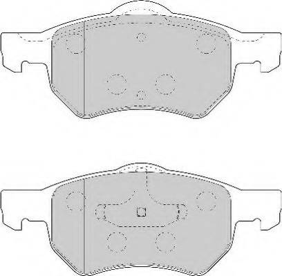 Necto FD6923N - Тормозные колодки, дисковые, комплект www.autospares.lv