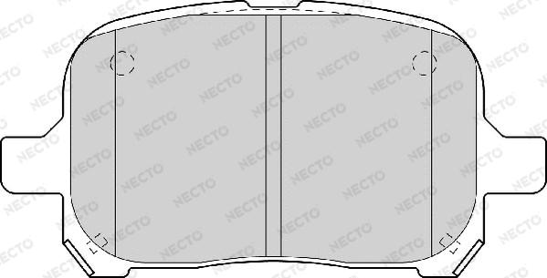 Necto FD6973A - Bremžu uzliku kompl., Disku bremzes autospares.lv