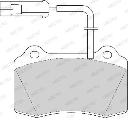 Necto FD6469A - Bremžu uzliku kompl., Disku bremzes autospares.lv