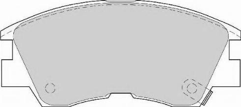 Necto FD6461N - Brake Pad Set, disc brake www.autospares.lv