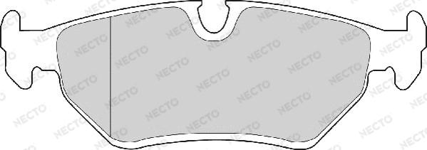 Necto FD6565A - Brake Pad Set, disc brake www.autospares.lv