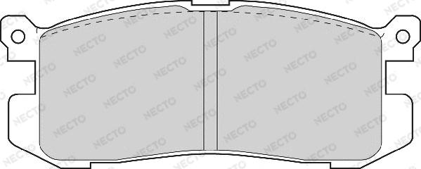 Necto FD6563A - Bremžu uzliku kompl., Disku bremzes autospares.lv