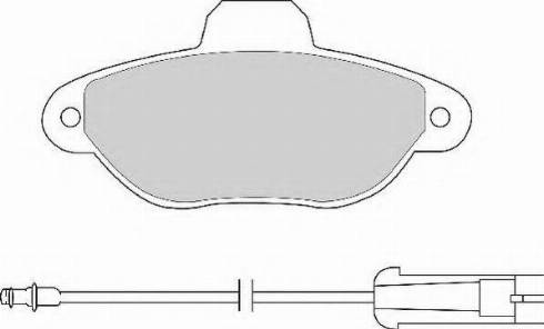 Necto FD6504N - Brake Pad Set, disc brake www.autospares.lv