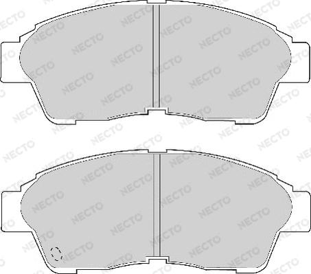 Necto FD6584A - Brake Pad Set, disc brake www.autospares.lv