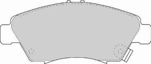 Necto FD6580N - Brake Pad Set, disc brake www.autospares.lv