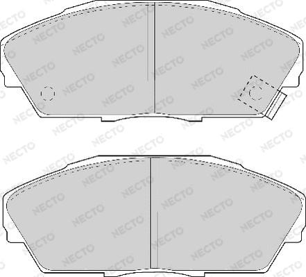 Necto FD6535A - Brake Pad Set, disc brake www.autospares.lv