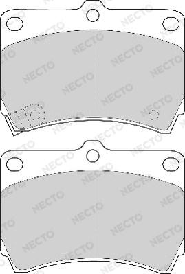 Necto FD6533A - Bremžu uzliku kompl., Disku bremzes autospares.lv