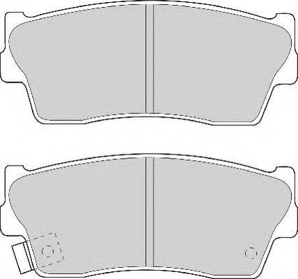 Necto FD6529N - Brake Pad Set, disc brake www.autospares.lv