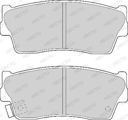 Necto FD6529A - Brake Pad Set, disc brake www.autospares.lv