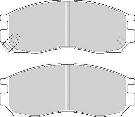 Necto FD6574N - Тормозные колодки, дисковые, комплект www.autospares.lv