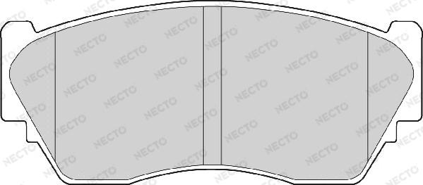 Necto FD6572A - Bremžu uzliku kompl., Disku bremzes autospares.lv