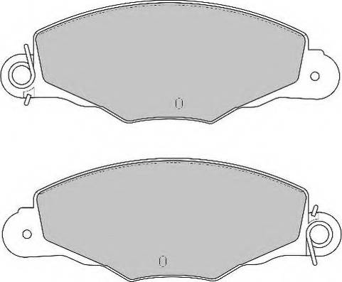 Necto FD6699N - Тормозные колодки, дисковые, комплект www.autospares.lv