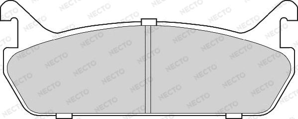 Necto FD6694A - Bremžu uzliku kompl., Disku bremzes autospares.lv