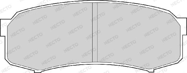 Necto FD6698A - Brake Pad Set, disc brake www.autospares.lv