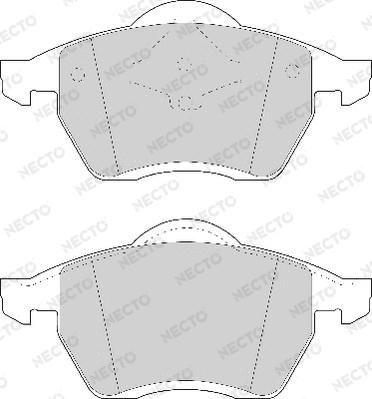 Necto FD6693A - Brake Pad Set, disc brake www.autospares.lv