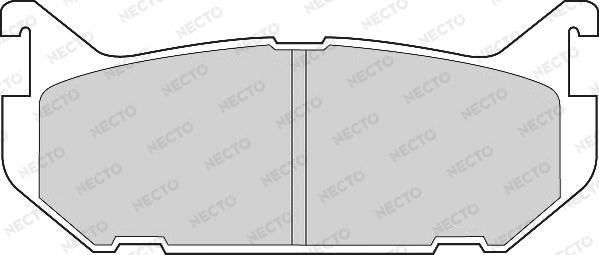 Necto FD6649A - Bremžu uzliku kompl., Disku bremzes autospares.lv