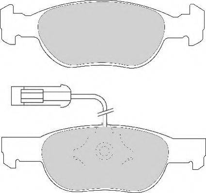 Necto FD6643N - Тормозные колодки, дисковые, комплект www.autospares.lv