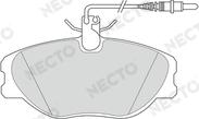 Necto FD6612A - Brake Pad Set, disc brake www.autospares.lv