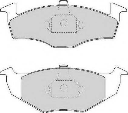 Necto FD6689N - Тормозные колодки, дисковые, комплект www.autospares.lv