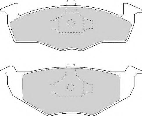 Necto FD6680N - Тормозные колодки, дисковые, комплект www.autospares.lv