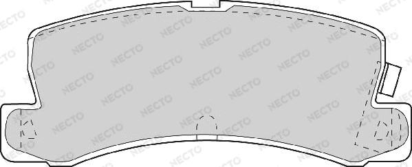 Necto FD6634A - Bremžu uzliku kompl., Disku bremzes autospares.lv