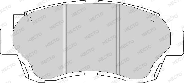 Necto FD6635A - Bremžu uzliku kompl., Disku bremzes autospares.lv