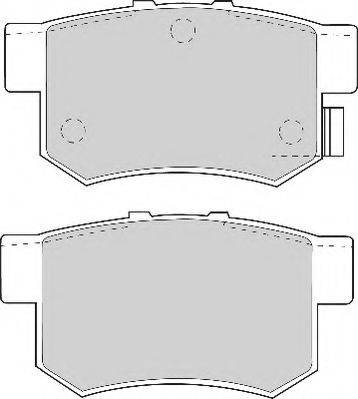 Necto FD6625N - Bremžu uzliku kompl., Disku bremzes www.autospares.lv