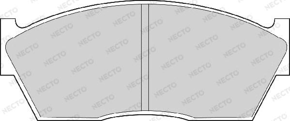 Necto FD6105A - Brake Pad Set, disc brake www.autospares.lv