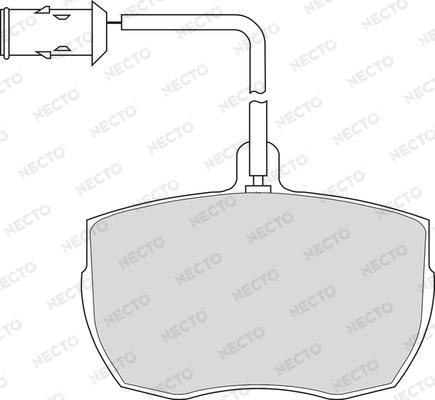 Necto FD6130V - Bremžu uzliku kompl., Disku bremzes autospares.lv