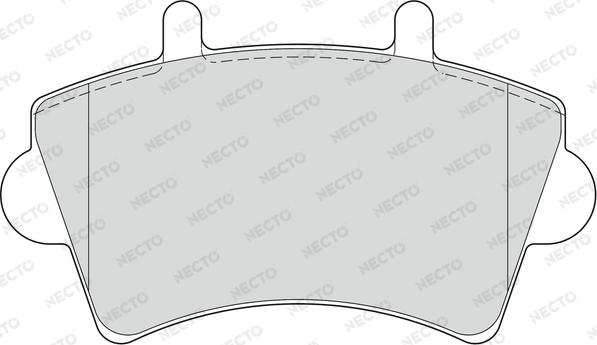 Necto FD6893V - Bremžu uzliku kompl., Disku bremzes autospares.lv