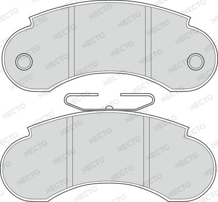 Necto FD685V - Bremžu uzliku kompl., Disku bremzes autospares.lv