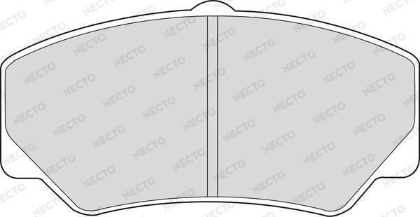 Necto FD686V - Bremžu uzliku kompl., Disku bremzes autospares.lv