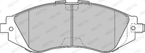 Necto FD6819A - Bremžu uzliku kompl., Disku bremzes autospares.lv