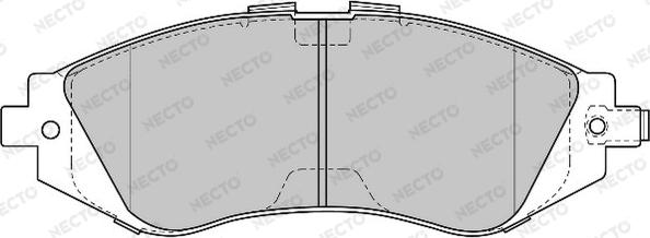 Necto FD6815A - Bremžu uzliku kompl., Disku bremzes www.autospares.lv