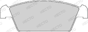 Necto FD6835A - Brake Pad Set, disc brake www.autospares.lv