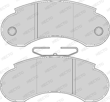 Necto FD683A - Bremžu uzliku kompl., Disku bremzes autospares.lv