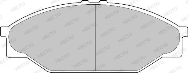 Necto FD6823A - Brake Pad Set, disc brake www.autospares.lv