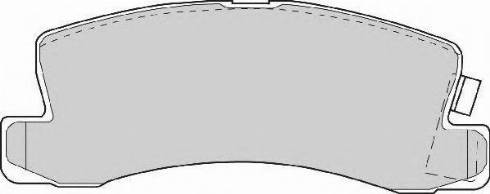 Necto FD6345N - Brake Pad Set, disc brake www.autospares.lv